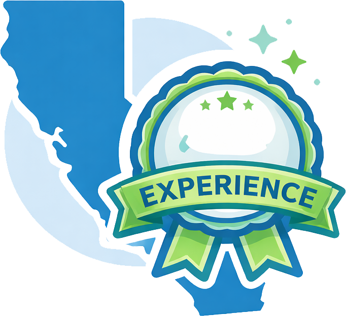 12+ Years of California Experience