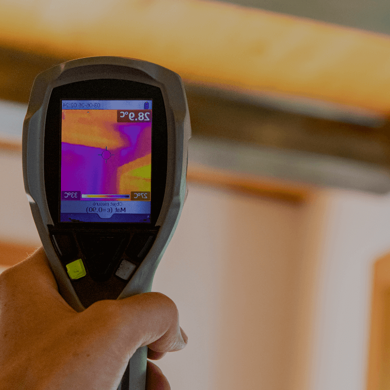 Infrared thermal imaging for moisture detection: Using a thermal camera to identify hidden leaks and indoor air quality issues.